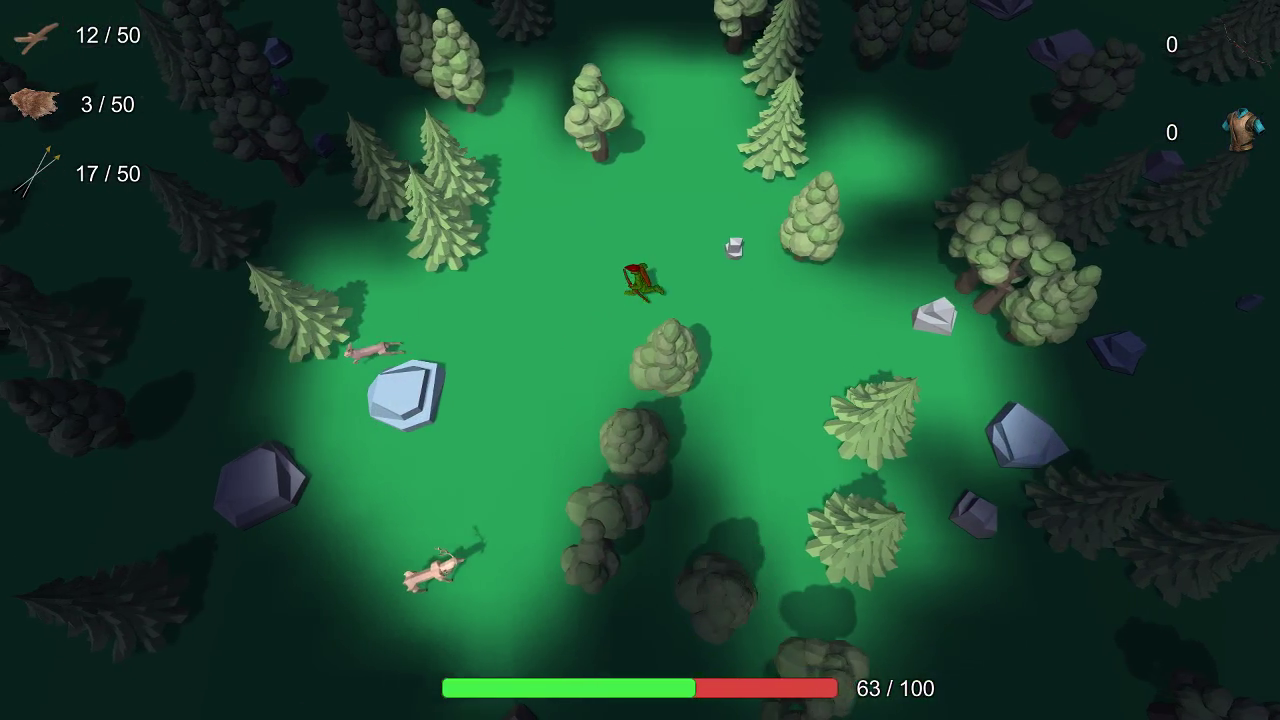 Archer in the forest game screenshot